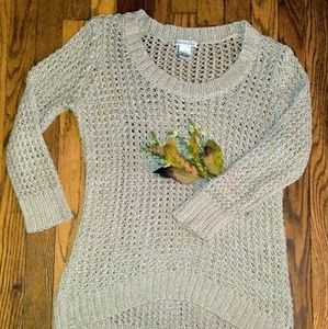 WOMEN'S HI/LO MESH SHIRT SIZE L